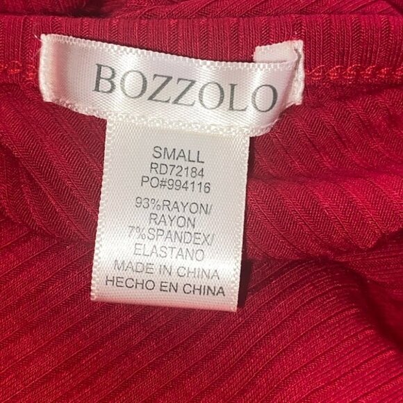 One Sleeve Red Dress Size Small - Picture 5 of 7